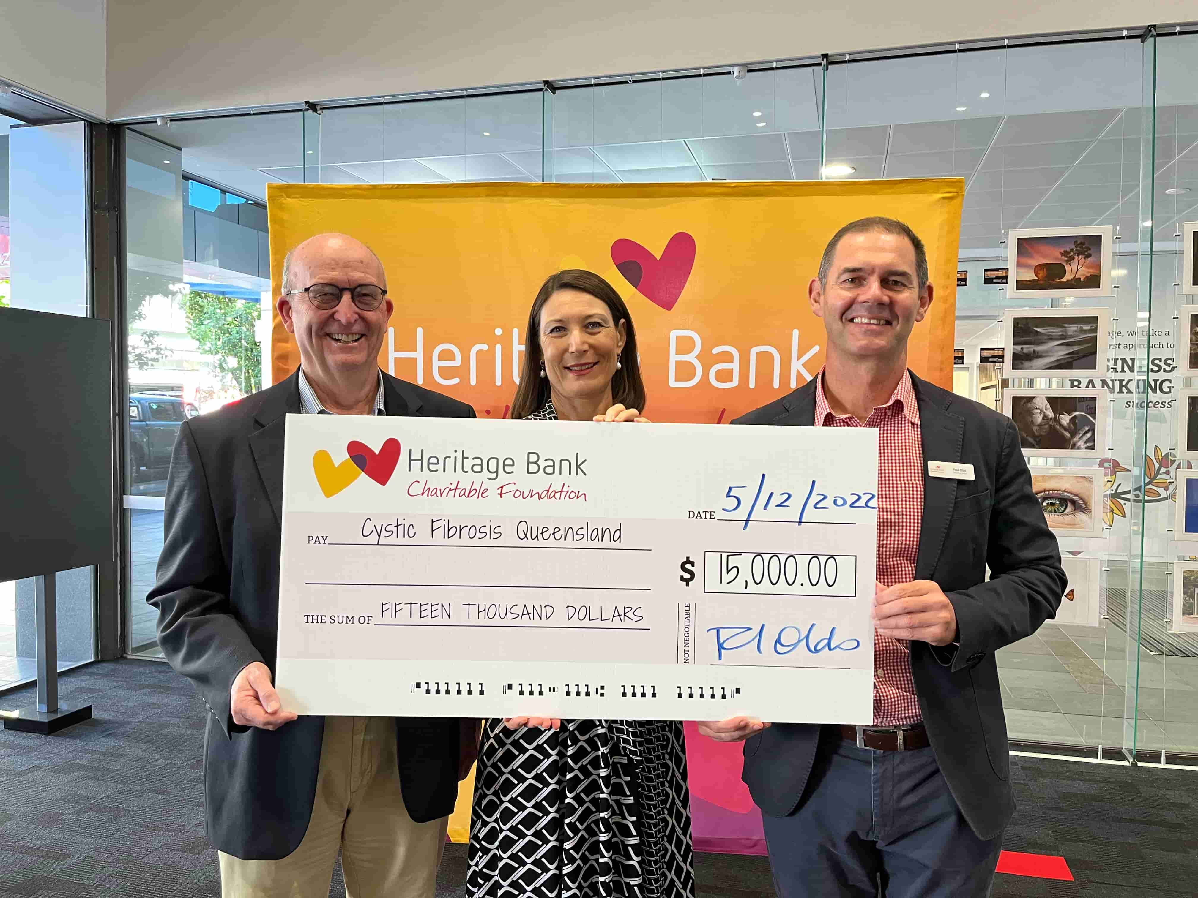 Third round grant charity partner Cystic FIbrosis Queensland