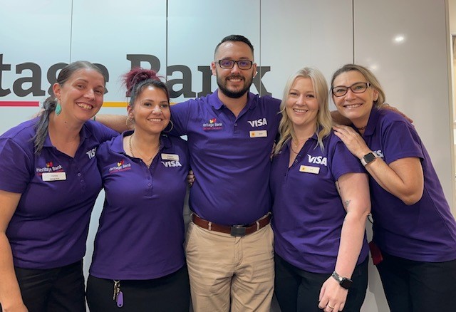 Kingaroy Visa Purple Polos